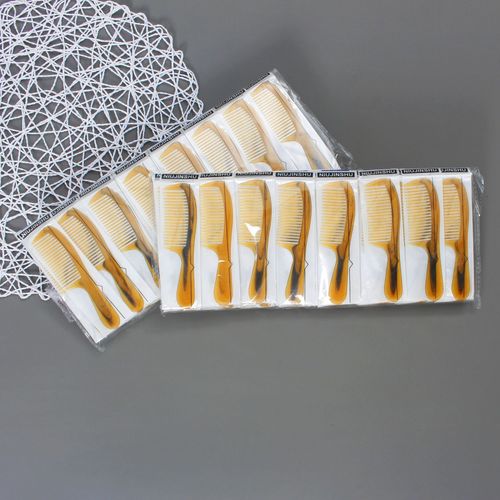 Comb manufacturer wholesale small gift horn comb individually packaged small size discount constant supply beef tendon hairdressing comb
