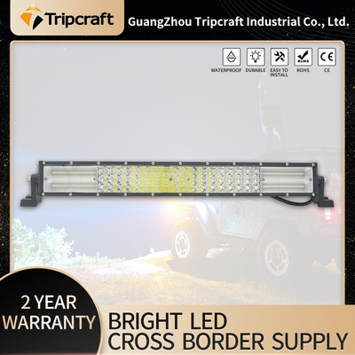 automobile led move Overhaul Work Lights 369W cross-country excavator vehicle Strip Spotlight