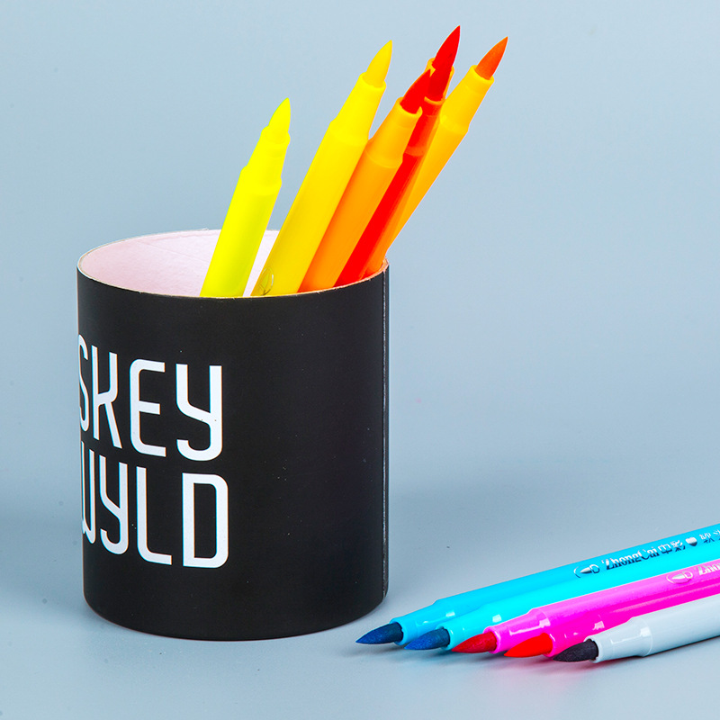 215 de color medio pluma suave cabeza acuarela pluma lavable color pluma traje niños pintura arte pintura materiales estudiante suministros