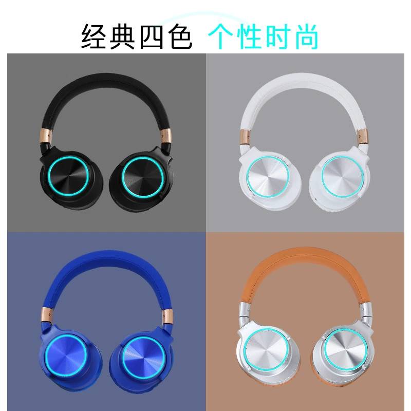 Популярное в странах мира Bluetooth-гарнитура 5.4 с подсветкой, микрофоном, игровая музыка, длительный срок службы аккумулятора, гарнитура для мобильного телефона