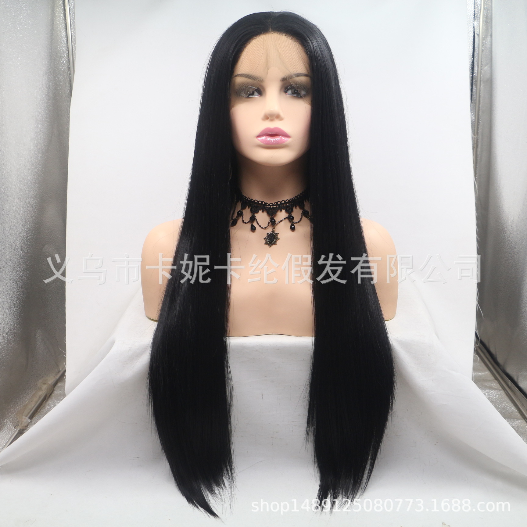Perucas creativas nuevas fibras químicas de encaje delantero wigs cabello de moda fluffy nuevos productos