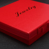 Red storage system from pearl, gift box, high-end necklace