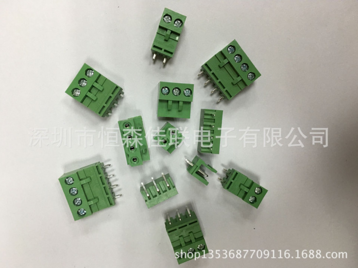 插拔式接线端子HT508V/R-5.08KMM2p3p4p5p6p7p8p9p10p12p绿色