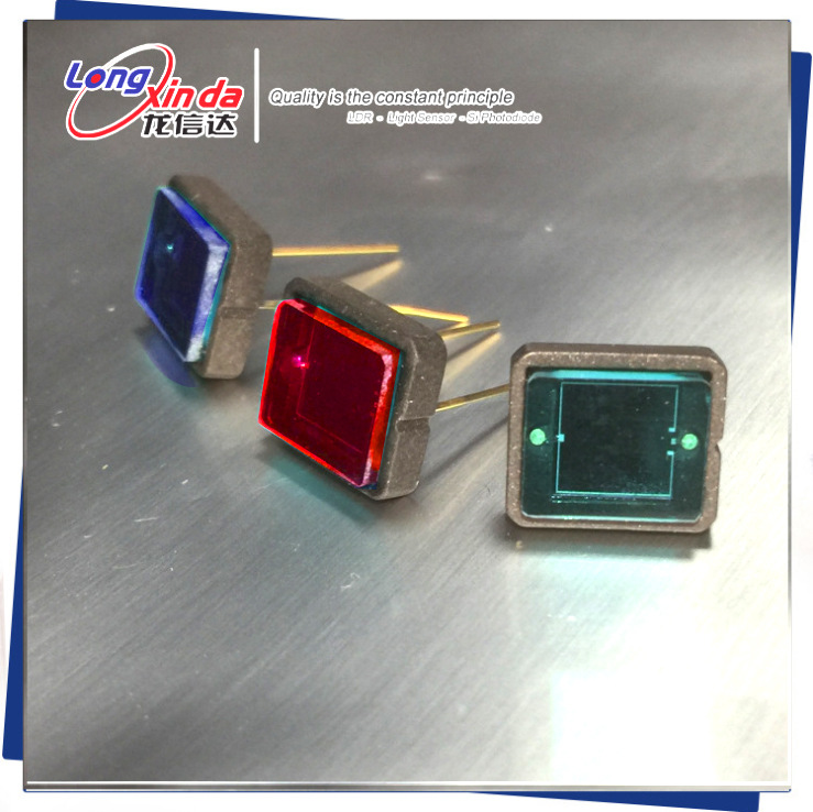 硅光电池  6x6大芯片 玻璃光窗硅光传感器 LXD66系列太阳能电池