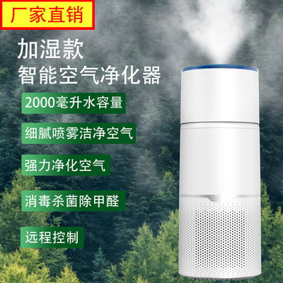 空气净化器带喷雾加湿器智能家用负离子除pm2.5紫外线空气消毒机|ms