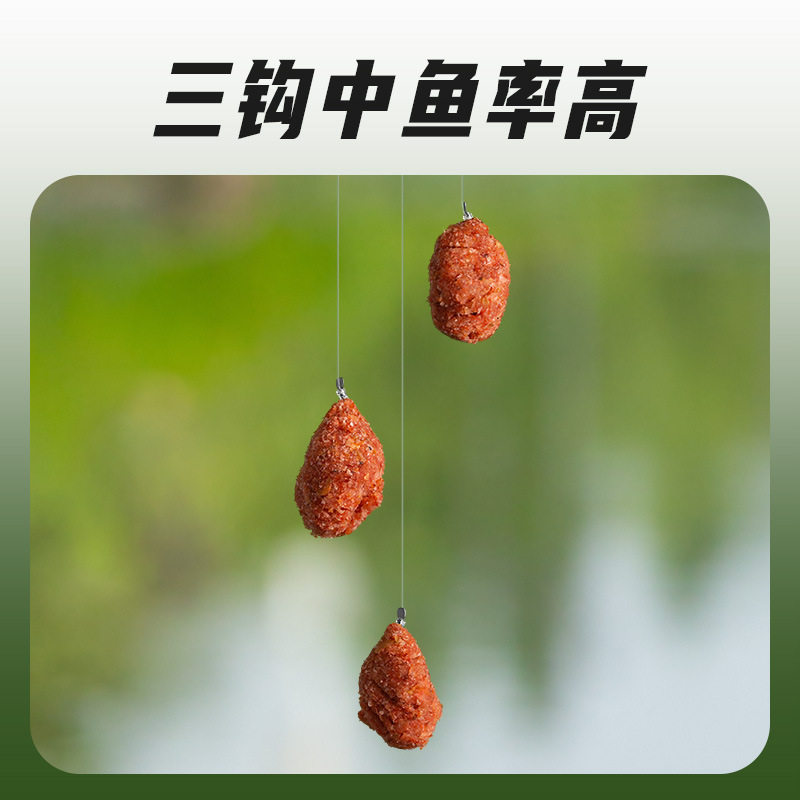 进口绑好子线双钩三钩防缠绕套装成品全套新关东伊势尼伊豆钓鱼钩