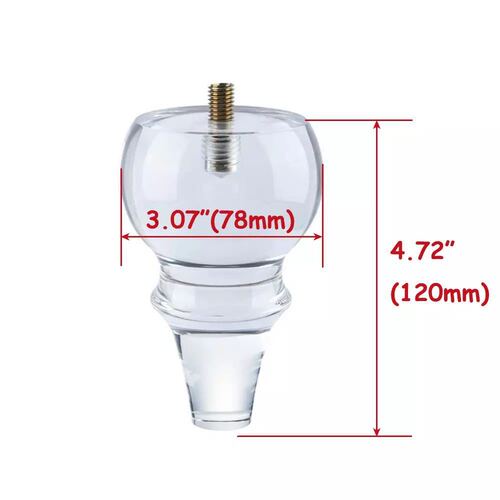 Transparent acrylic sofa legs, dining table legs, cabinet legs, bed legs, table legs, crystal hardware legs, chair legs