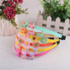 Children's cartoon headband, scalloped plastic materials set, hairgrip, hairpins, accessory, Korean style, wholesale
