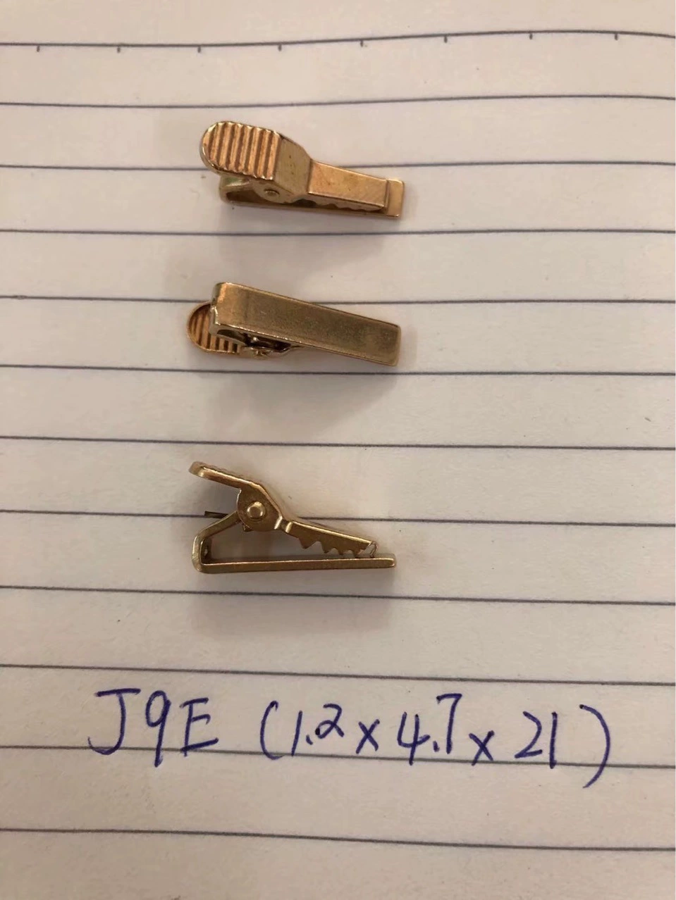 Зажим для галстука, этикетка зажим