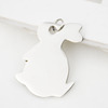 Fashionable accessory, trend rabbit, necklace stainless steel, pendant, chain for key bag , Amazon, European style, wholesale