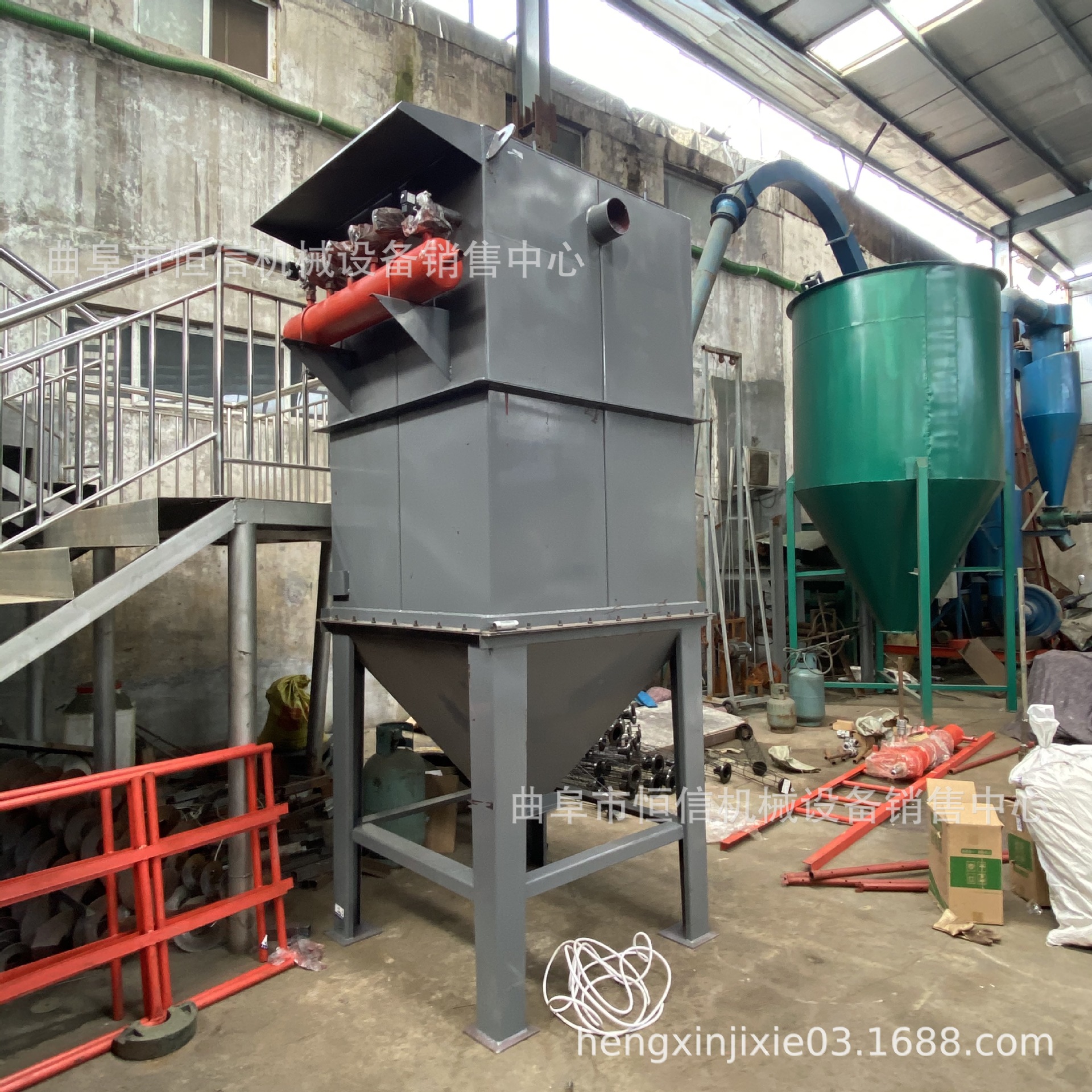 脉冲除尘气力吸灰机设备 大型小型家禽饲料颗粒全自动吸送一体机