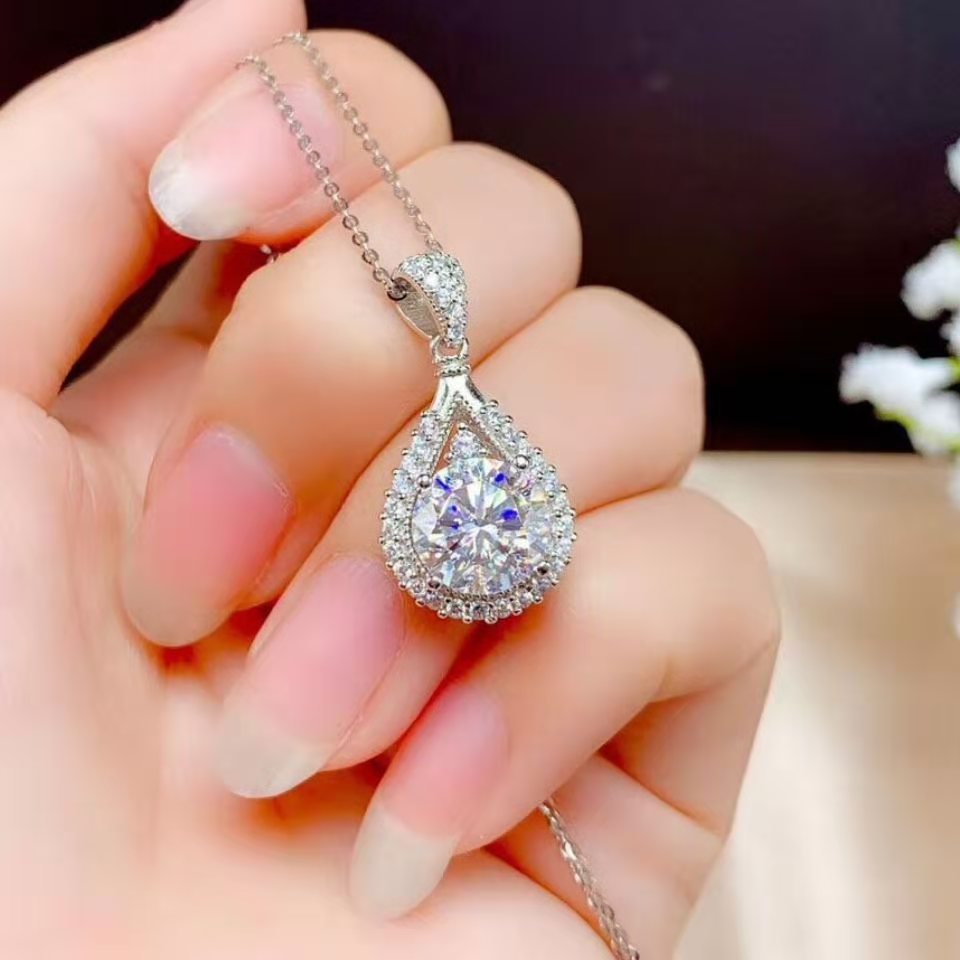 Douyin Live Supply Chain Moissanite Neck...