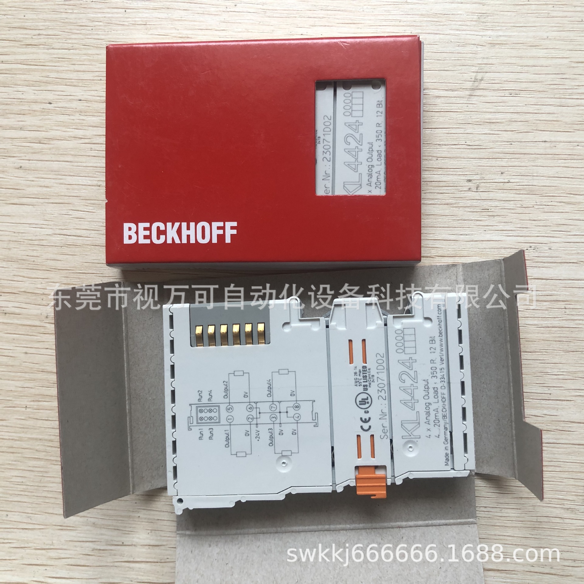 销售全新原装正品 BECKHOFF 倍福模块 KL4424 实物照片 现货议价
