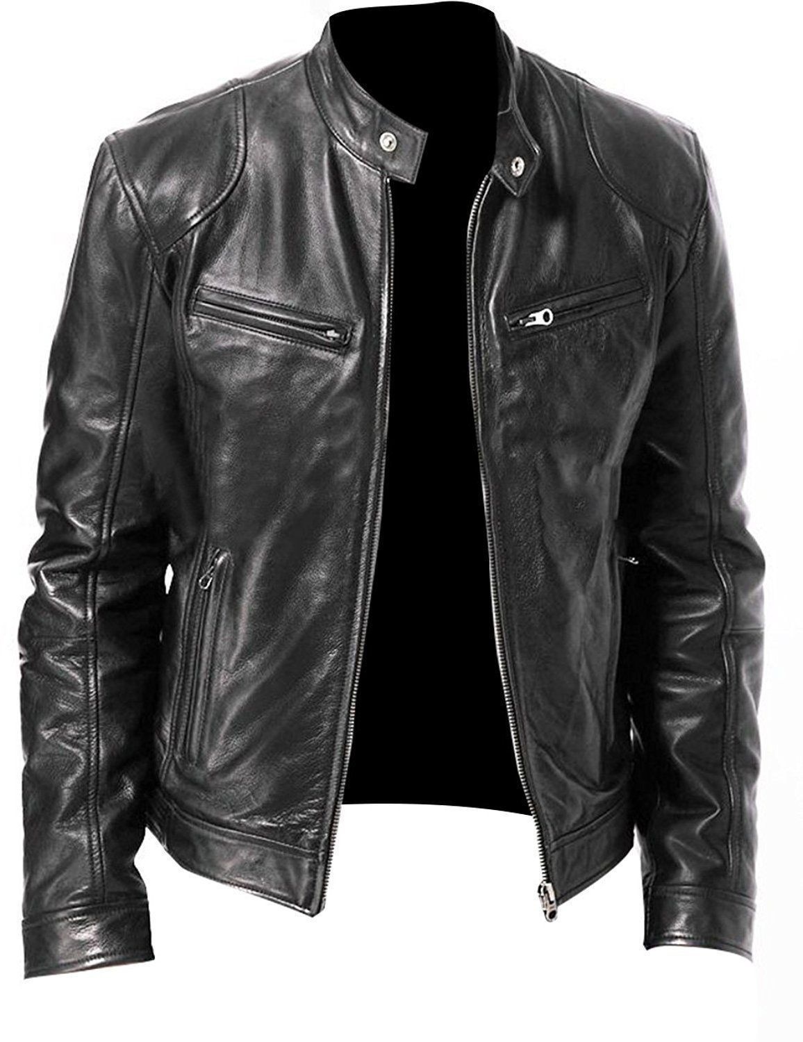 Veste en cuir homme - Ref 3443882 Image 6