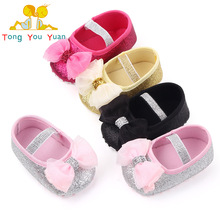 爆款婴儿鞋 亮片软底宝宝鞋公主室内学步鞋厂家直销 2458