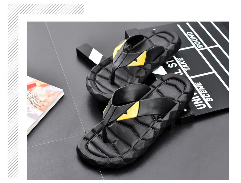 小怪兽人字拖_10