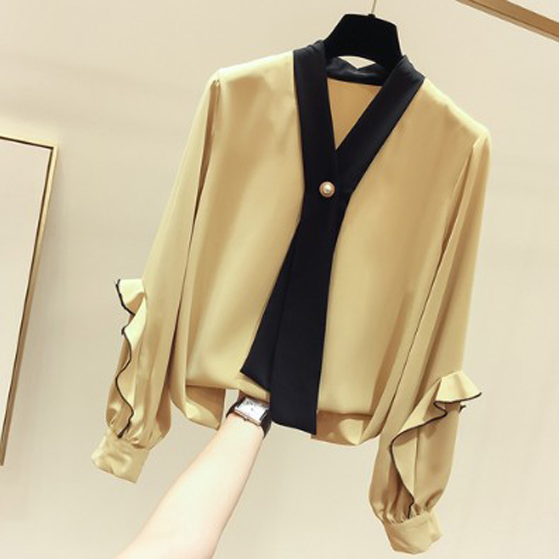 Chemisier femme en Mousseline de soie - Ref 3434165 Image 1