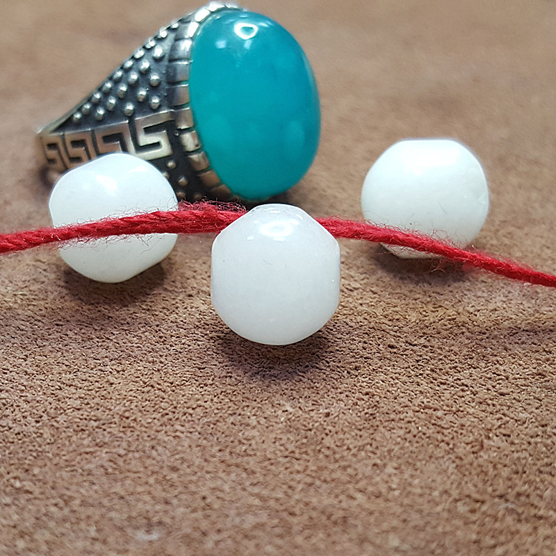 汉白玉鼓珠扣宝石旗袍扣 高档民族服装纽扣批发宝石纽扣支持现货