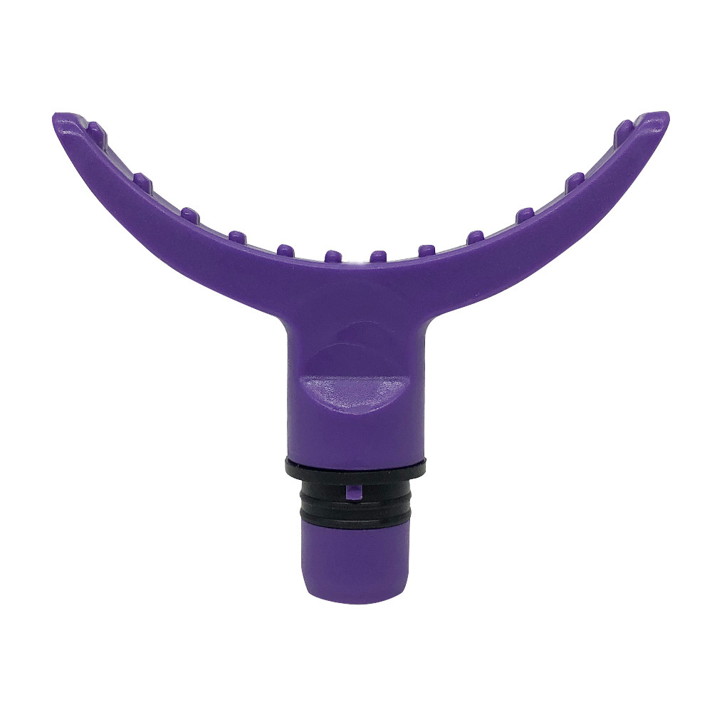 Fábrica pistola fascial pistola de masaje de relajación muscular profunda modificación de la cabeza de arco pistola fascial pistola de masaje cabeza de agarre