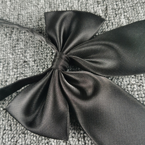 Collar flower JK bow tie shiny solid color feather Japanese style uniform school uniform student sailor uniform female bow