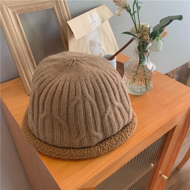 simple solid color dome knitted hat  NSCM11102