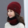 Demi-season fleece keep warm woolen knitted hat, Korean style, increased thickness