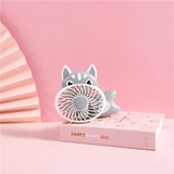 Мультяшный маленький складной портативный вентилятор