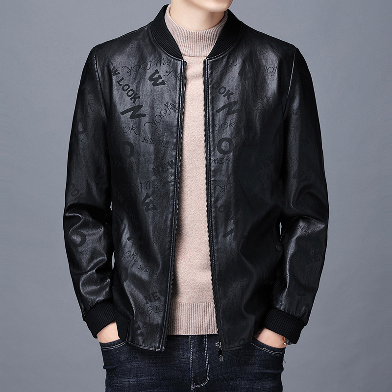 wholesale winter new pattern man leather clothing Stand collar heating coat business affairs Chaopai men's wear leisure time Boyfriend leather clothing in