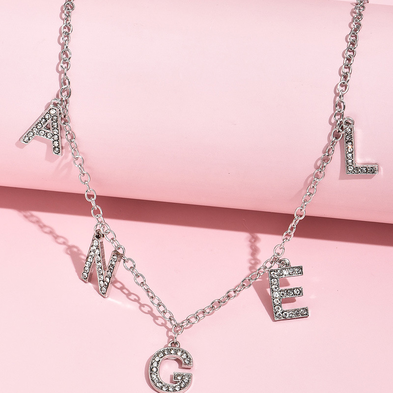 Fashion  Personality  Letter Necklaces display picture 3