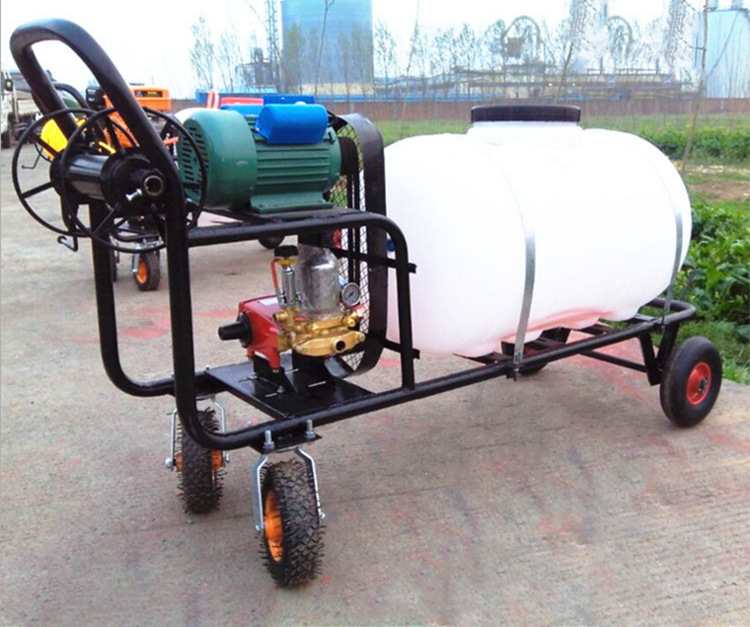 手推式果园喷药机底托推动式打药机喷雾器伸缩管打药器