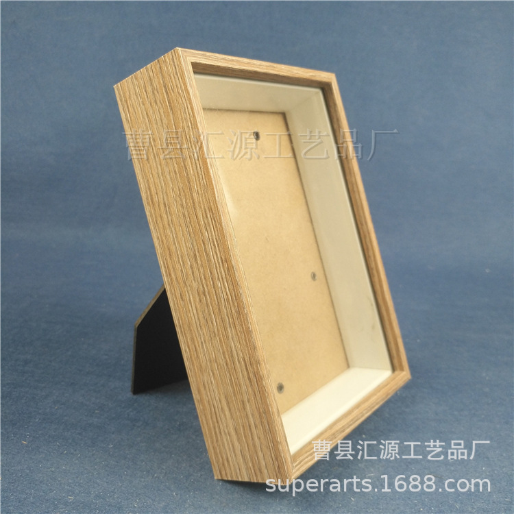 Exported to the United States Shadow Box Free DIY Wooden Picture Frame for Placing Things Photo Flower Decoration Wooden Frame
