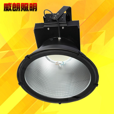 led户外施工地建筑塔吊灯广场篮球场照明投光探照射灯600瓦鳍片