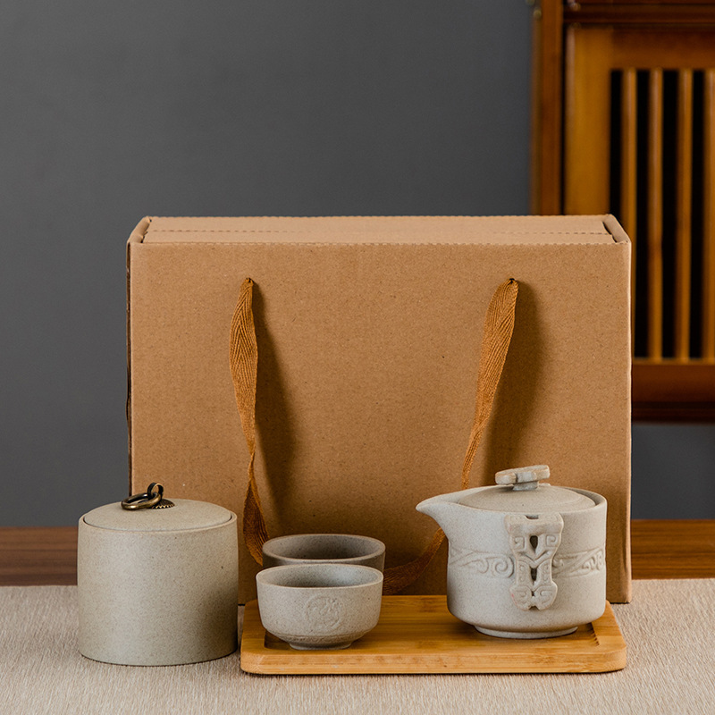 陶瓷功夫开门红礼品礼盒婚礼回礼亚光瓷脂白功夫中秋礼品 整套办|ms