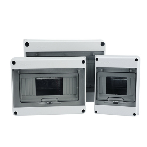 Outdoor waterproof switch box HT-5-position plastic rainproof distribution box outdoor small 8-circuit air open box 12P surface mounted