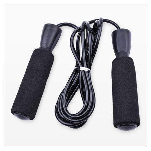 Black skipping rope student Amazon foam high school entrance examination special skipping rope outdoor fitness supplies jump rope skipping rope