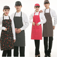 圍裙定製韓版時尚廚房圍腰餐廳工作服訂做火鍋店圍裙印字訂做logo