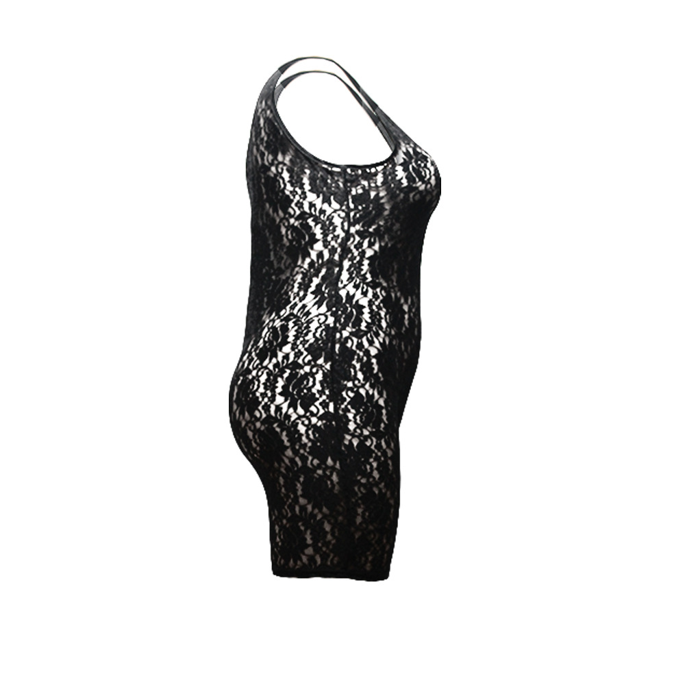 Trendy Lace Hollow Sleeveless Women's Jumpsuit