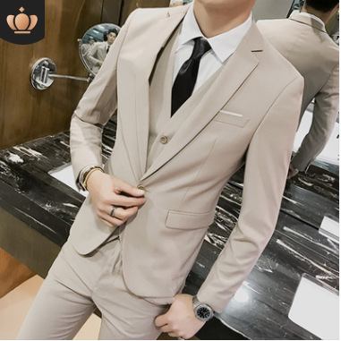 Primavera negro negocio slim fit traje de los hombres traje profesional formal desgaste de tres piezas traje chaqueta ropa de trabajo