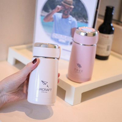 創意清新迷妳保溫杯便捷小巧男女泡茶杯學生可愛不鏽鋼大肚水杯子