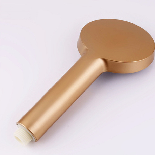 Gold switch shower head set single head shower booster shower bathroom faucet water heater bath heater