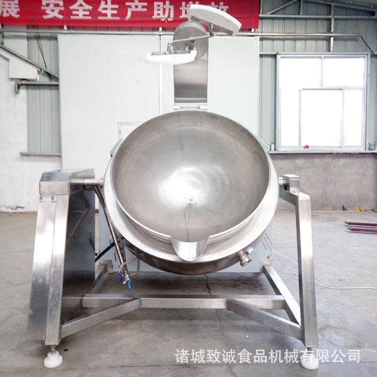 全自动行星搅拌炒锅 翻炒均匀茶油面炒锅 自动出料炒菜机