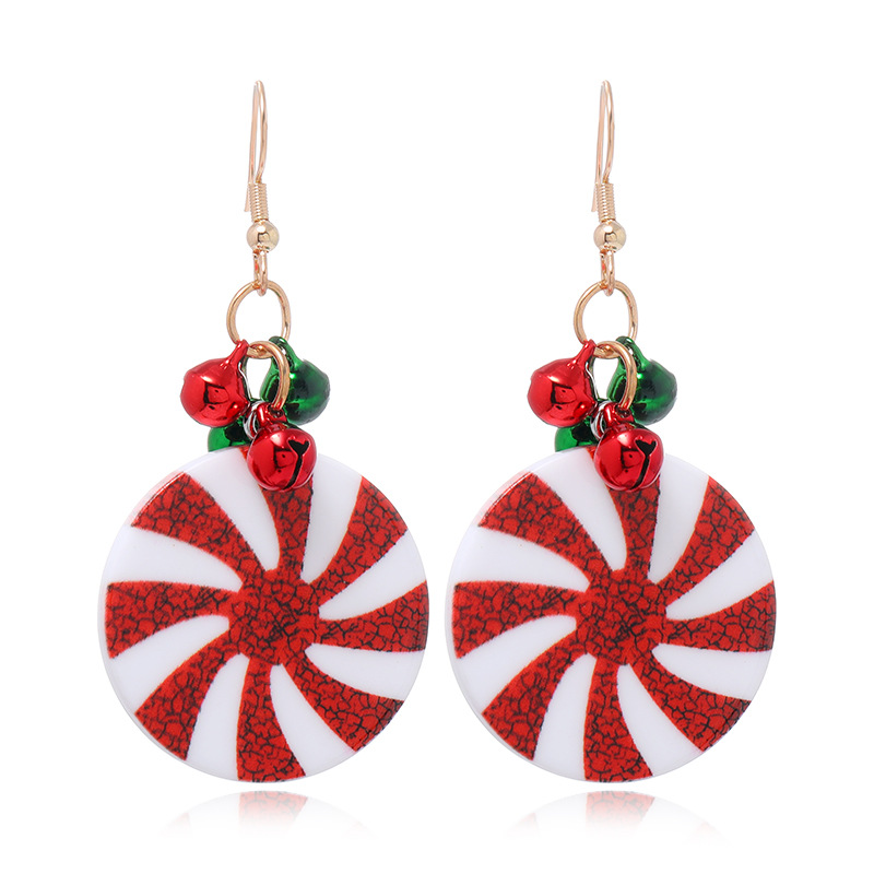 Pendientes Irregulares De Santa Claus De Campana De Navidad Simple Al Por Mayor Nihaojewelry display picture 11