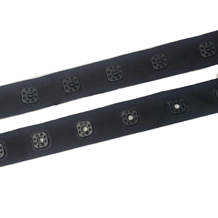 嬰兒童寶寶按扣帶 暗扣帶 四方啪啪鈕布帶扣 方形 隱形塑料子母扣