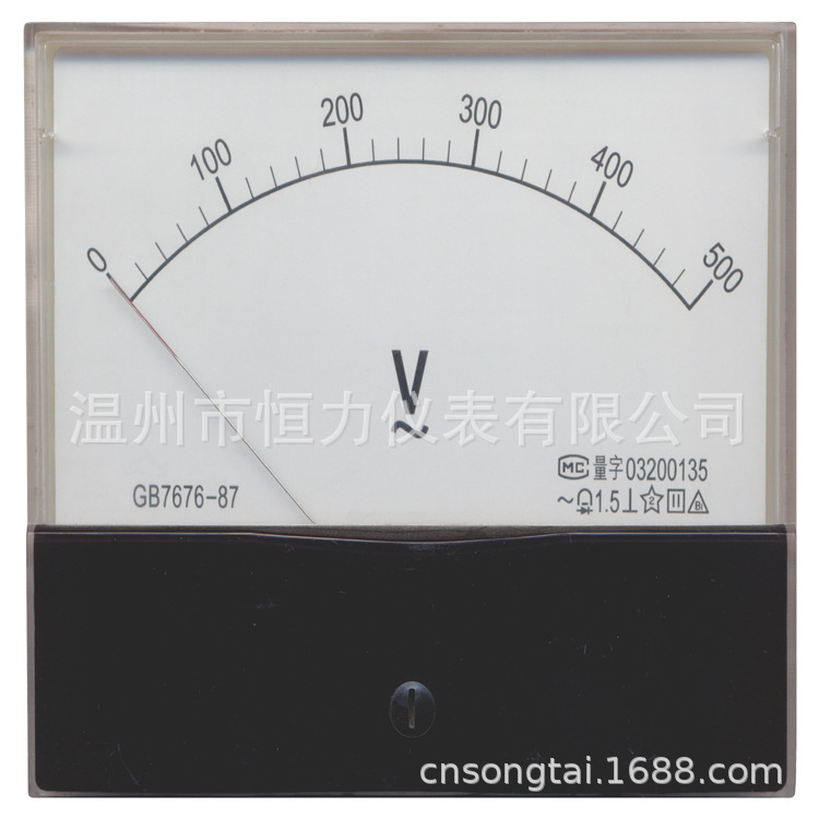 厂家供应59 电压表指针式电压测量仪表规格齐全指针式板表