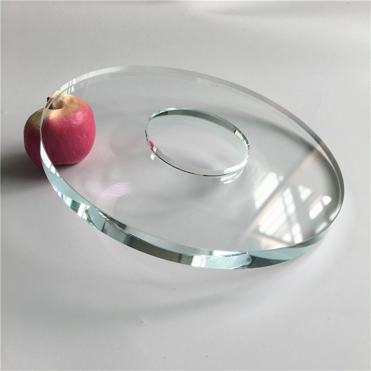 Manufactor Direct selling high quality Toughened glass Super White Small Glass Customized 10mm