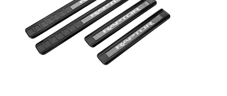 Suitable for 17-20 Ford Raptor F150 threshold strip door interior welcome pedal modification decoration