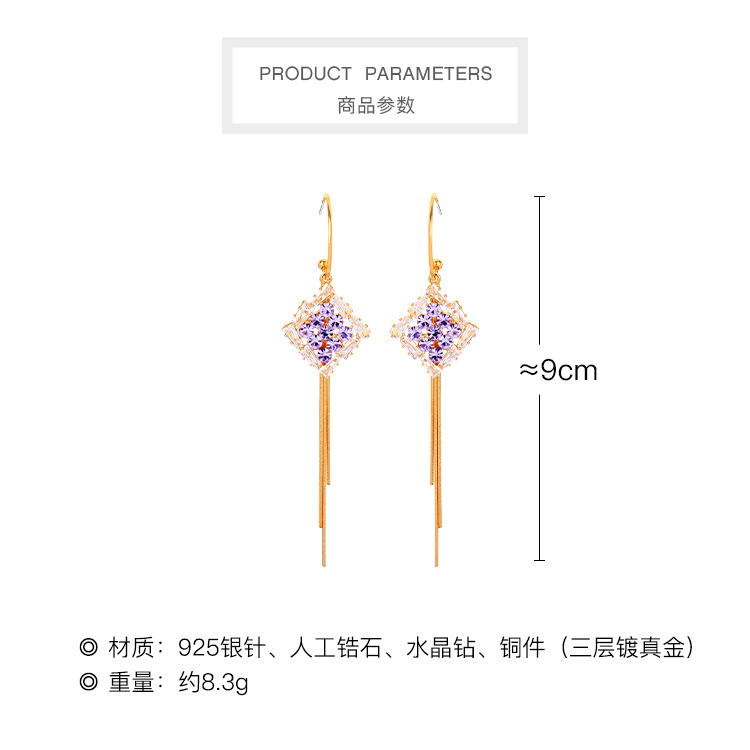 Geometric Fashion Tassel Earrings display picture 5