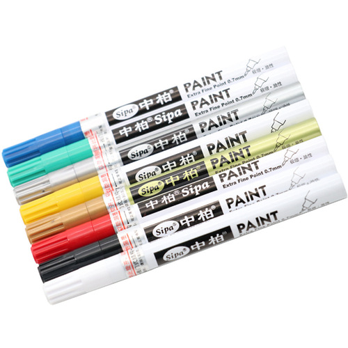 CZB Paint Pen SP150 Needle Tube Ultra Fine 0.7mm White Marking Pen Gold Touch-up Pen Tire Pen Wholesale