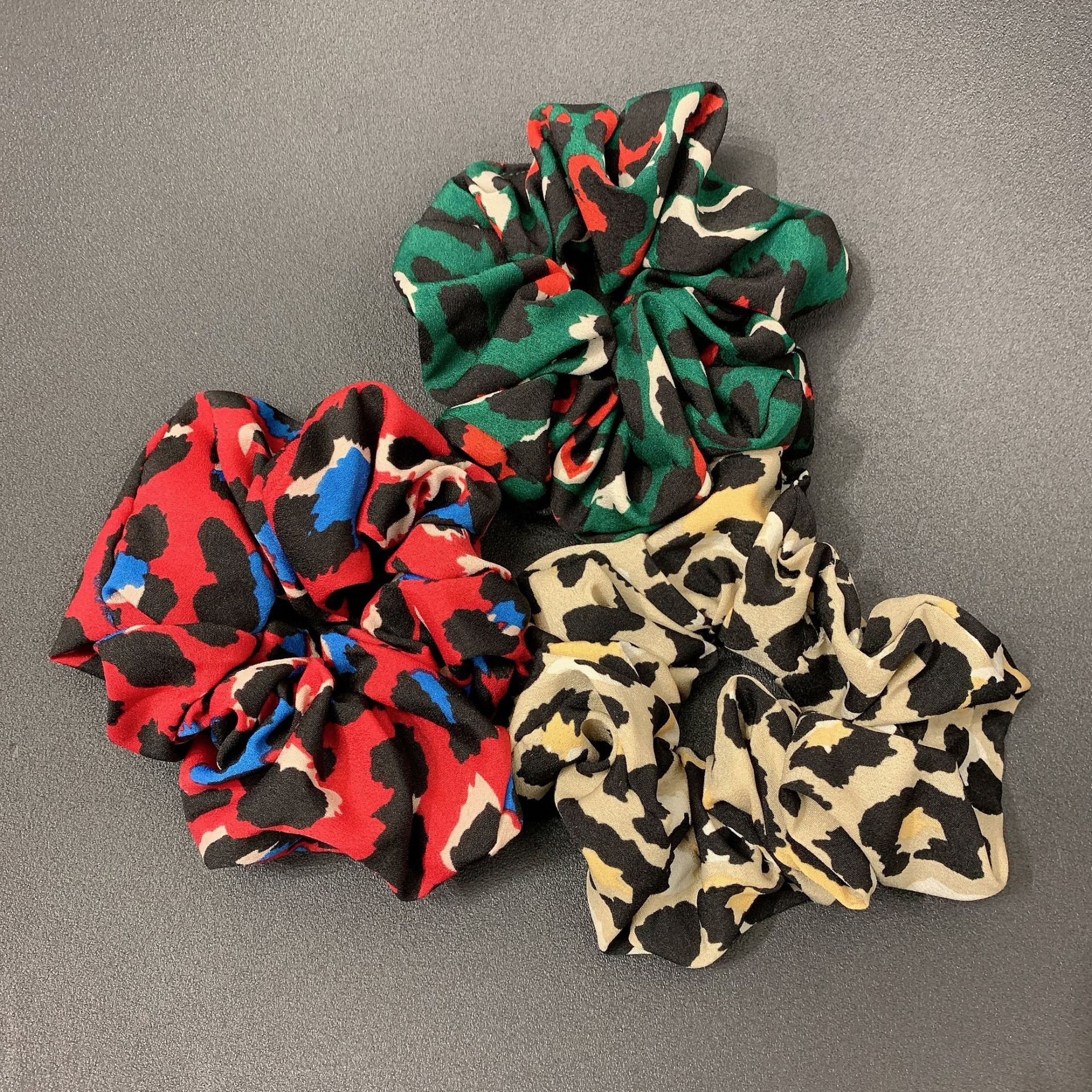 New Fashion Super Large Leopard Cheap Scrunchies Wholesale display picture 10