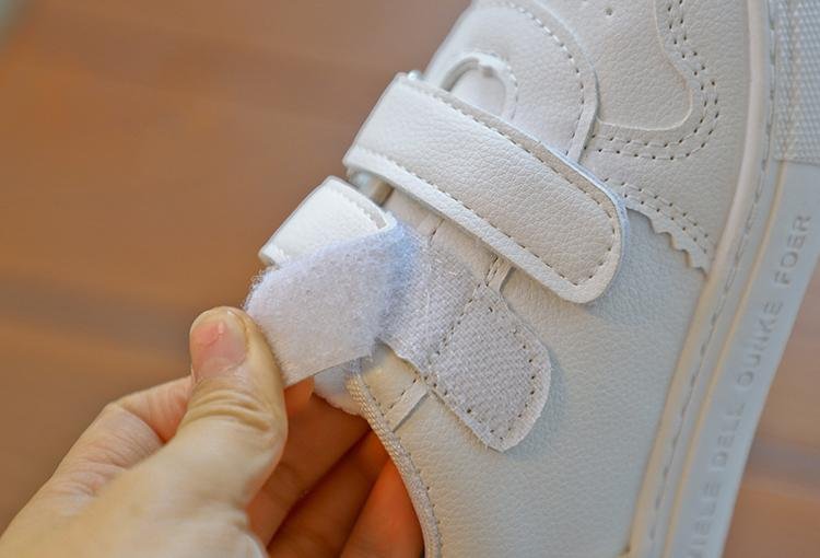 Bambini Little 2022 Primavera Nuova Edizione Coreana Ragazzi e Ragazze Board Bianco Nero Scarpe Casual Scuola Primaria Studenti_voghion.com